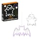 image 1 of Set of 2 Halloween Window Lights - Bat & Ghost Design