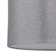 image 3 of First Choice Lighting Chrome Arched Table Lamp with Grey Glitter Shade Chrome | Grey