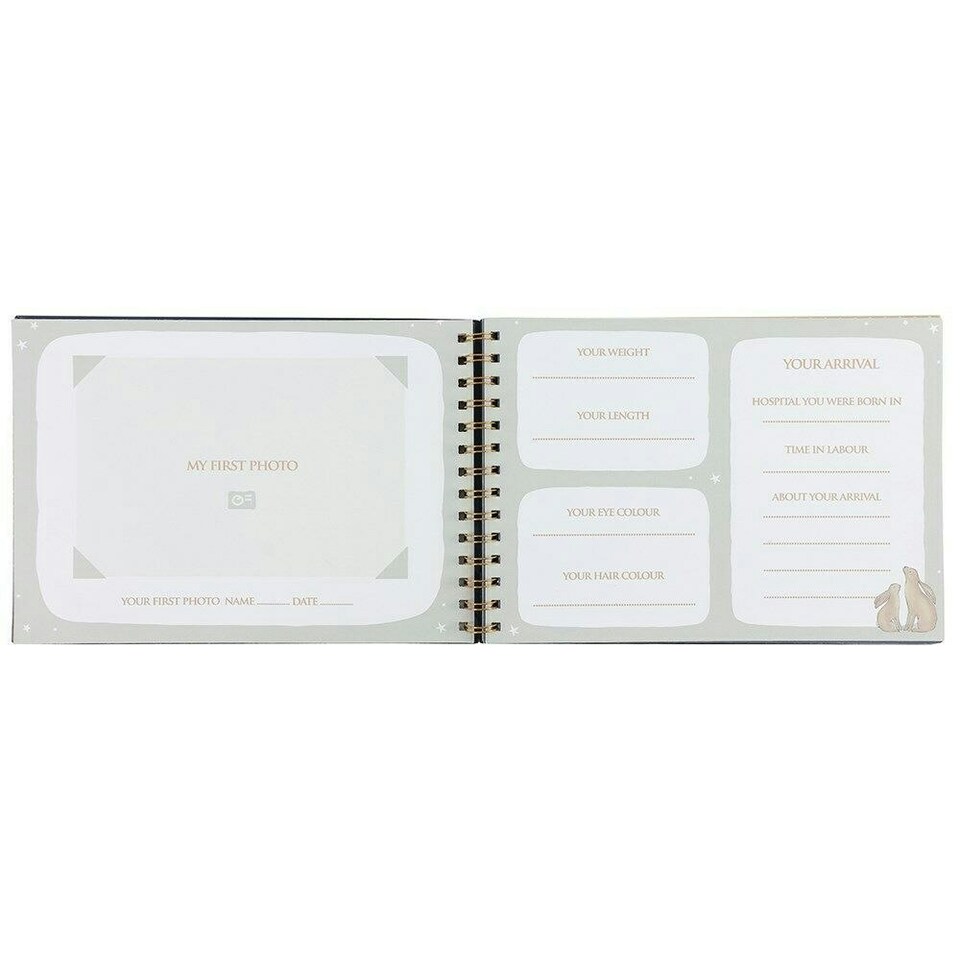 image 1 of Something Different Look At The Stars Baby Memory Book - Dark Blue - One Size