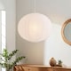 image 2 of Rufus 50Cm Paper Ball White Shade | White