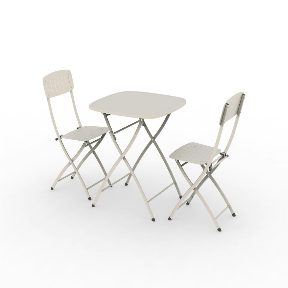 image 1 of VENICE Bistro Folding Set Champagne
