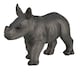 image 3 of MOJO Wildlife & Woodland Rhino Baby Walking Toy Figure, Grey (387247)