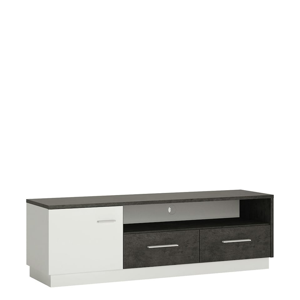 image 1 of Zingaro 1 Door 2 Drawer Wide TV Cabinet