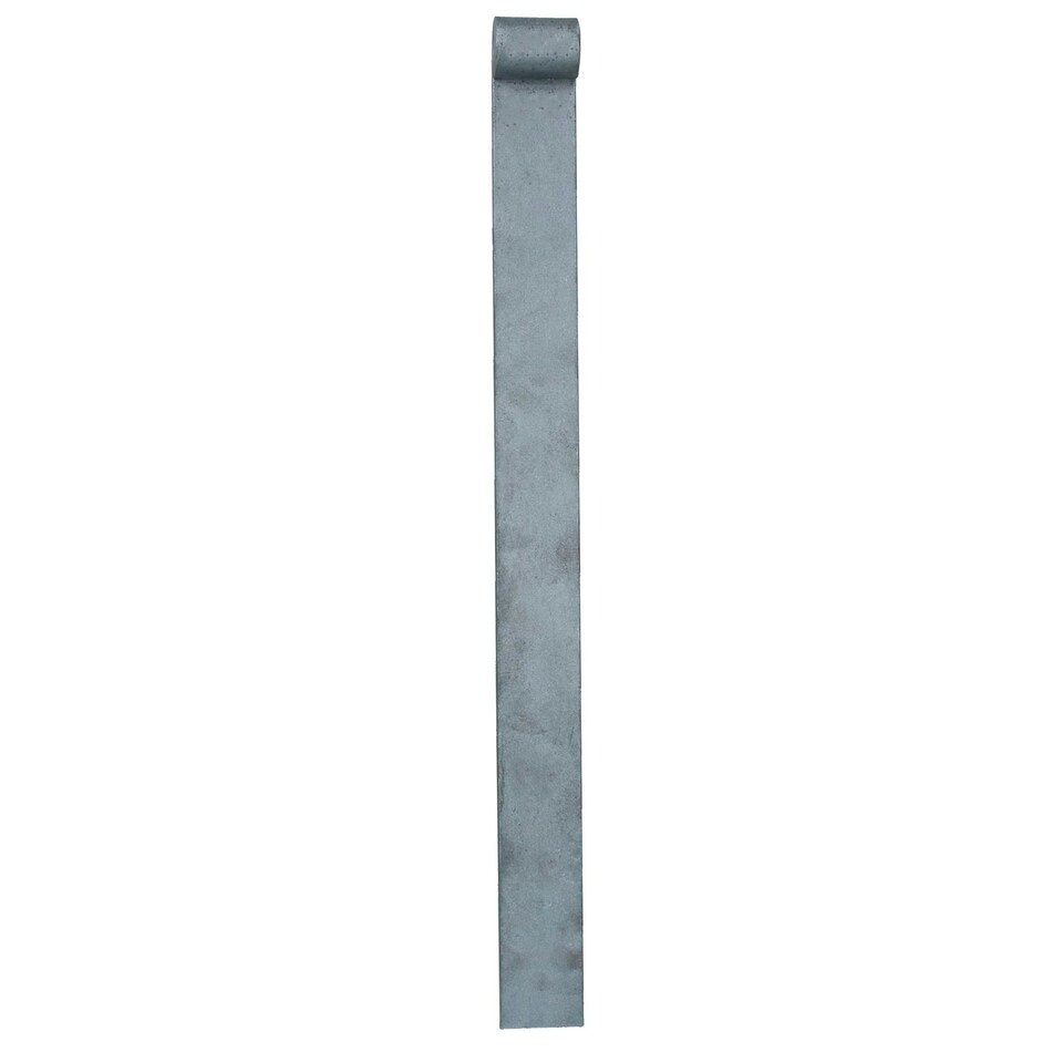 image 1 of Trailer Tailgate Strap Hinge Self Colour 12.5mm Pin Weld On 460mm Long 4pc Grey