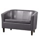 image 1 of Meriden 2 Seat Tub Sofa Grey