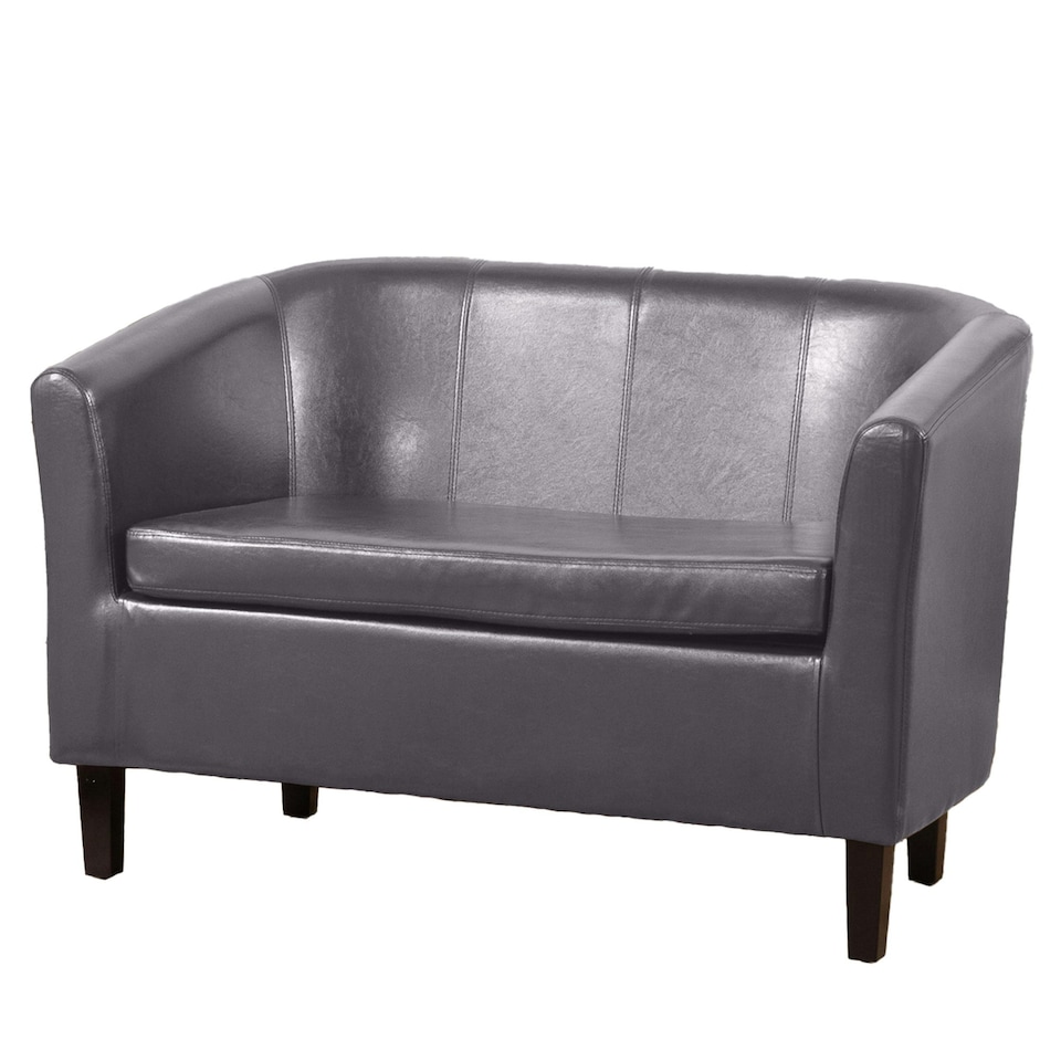 image 1 of Meriden 2 Seat Tub Sofa Grey