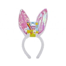 Iridescent Bunny Ears Easter Headband Fancy Dress