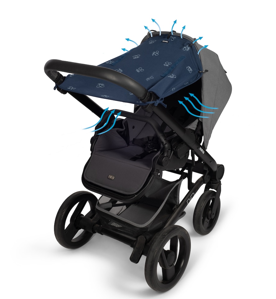 image 1 of Dooky Universal Pram Cover – UPF 50+ Sun Shade for Prams, Pushchairs, Buggies & Car Seats