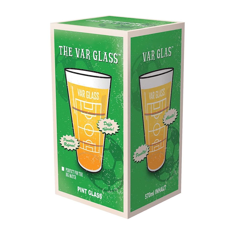 image 1 of VAR Beer Glass Drinking Game - The Ultimate Beer Glass Drinking Game: Test Your Skills and Embrace the Chaos of VAR! | Red | 1