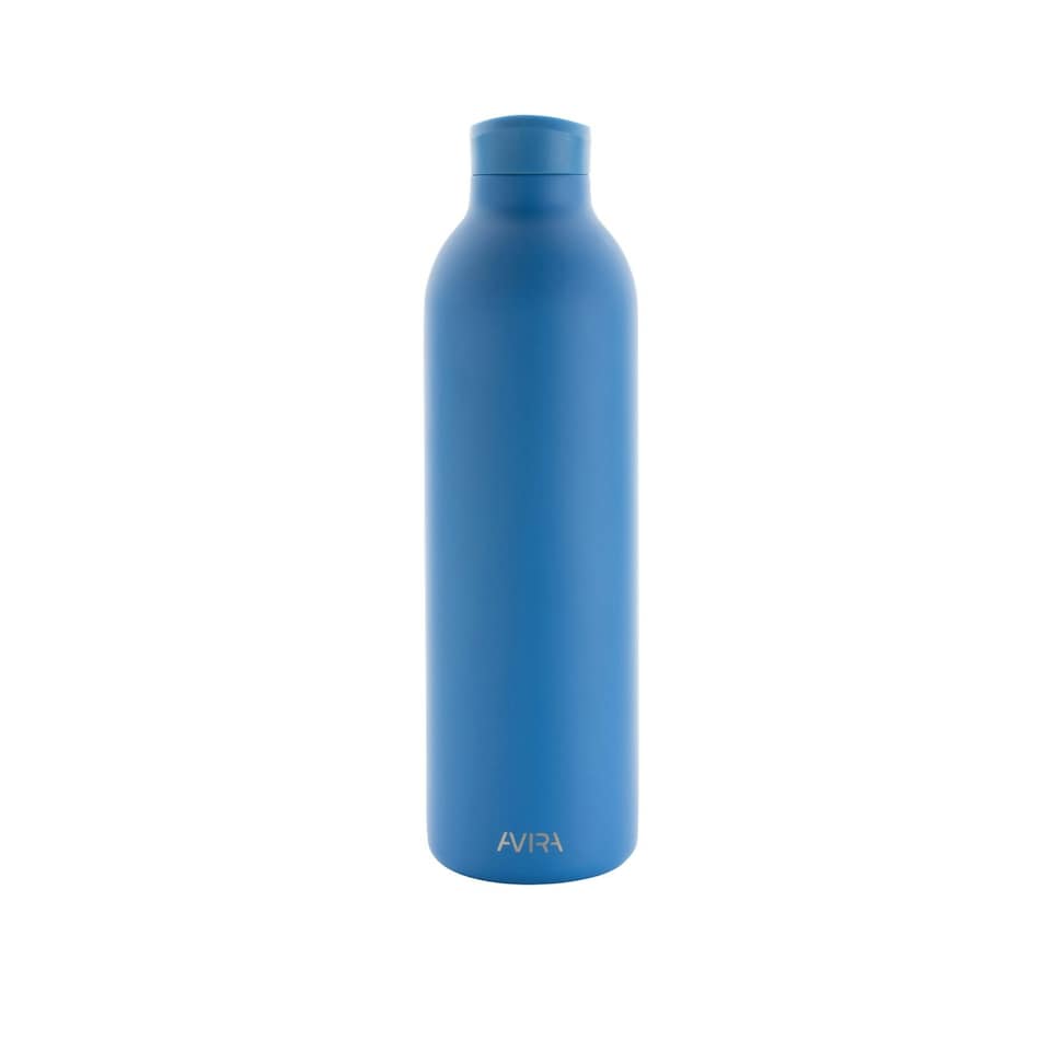 image 1 of Avira Avior Recycled Stainless Steel 1L Water Bottle - Blue - One Size Blue | One Size