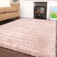 image 1 of Blush Pink Super Soft Shaggy Rug | Pink | Baby Pink | 80cm x 150cm