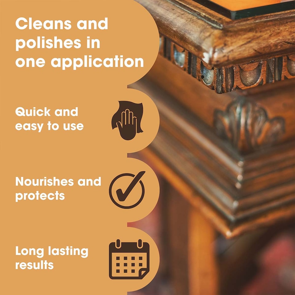 image 1 of Clear Beeswax Polish for Wood & Furniture - 200ml - Natural Beeswax for All Types and Colours - Wooden Furniture Polish to Protect & Enhance Any Wooden Surface