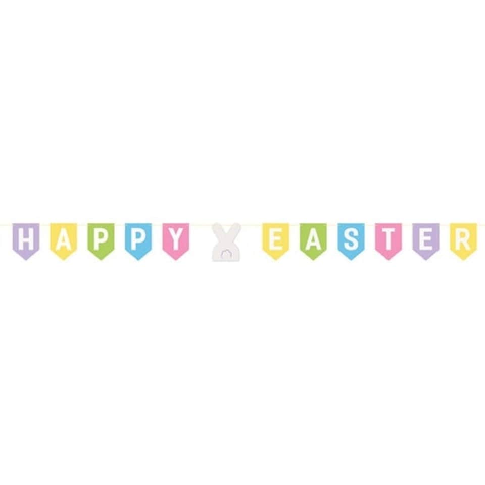 Colourful Happy Easter Cardboard Banner 213cm