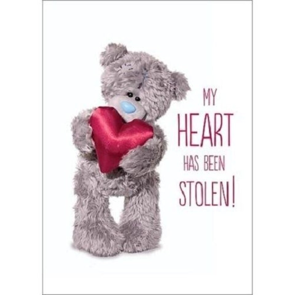 image 1 of 3D Holographic Heart Me to You Bear -  Valentines Day Card