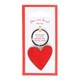 image 3 of Something Different You Are Loved Heart Keyring - Red - One Size