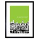 image 1 of St Mary Street Edinburgh Scotland Landmark Green 9x7" Black Framed Wall Art Print