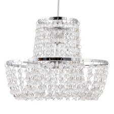 Jewelled Easy Fit Light Shade | Clear | Chrome | Medium | 1