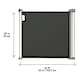 image 5 of Ingenuity The Thruway 52W Series Pet and Baby Gate with Tuck Away Mesh Black