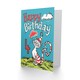 image 2 of Cat Lover Red Stripes Hat Kitty Strange Fun 4th Child Kids Birthday Card