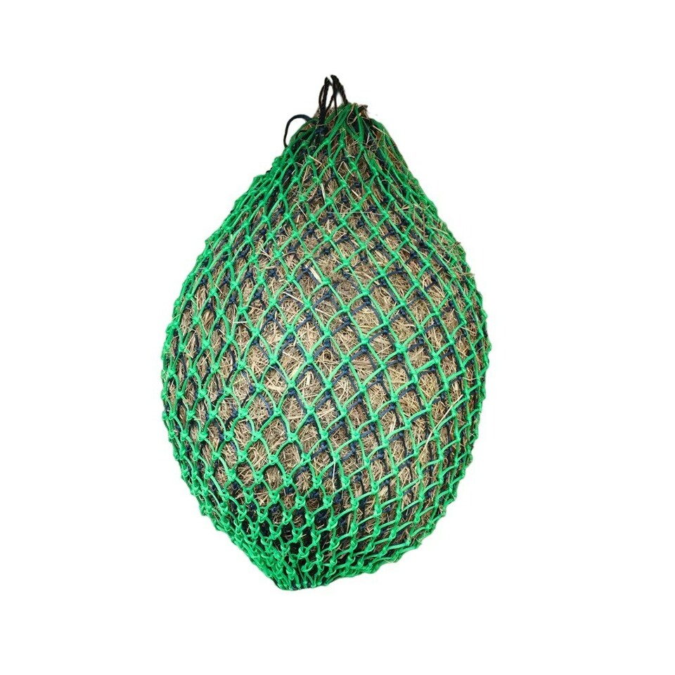 image 1 of Hy Slow Flow Ultra Horse Double Hay Net - Green/Navy - One Size