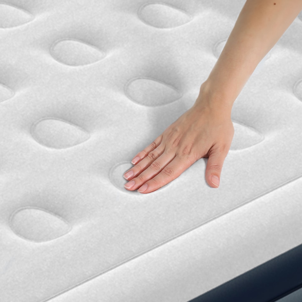 image 1 of Active Era Double Size Comfort Air Bed – Grey/Navy