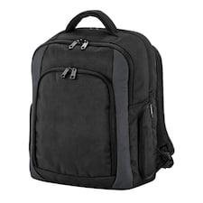 Quadra Tungsten Laptop Backpack - Black/Dark Graphite - One Size