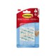image 1 of Command Clear Mini Hooks - Multi Colour - 6 Hooks + 8 Strips