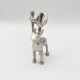 image 2 of Nickel Plated Reindeer - L3 x W6 x H10 cm
