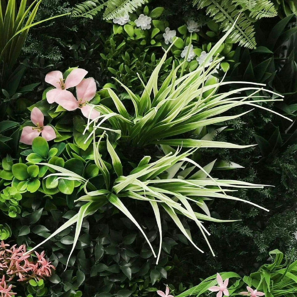 image 1 of True Products Combo Set of 3 Premium Artificial Living Wall Green Plant Panel 1m x 50cm Florence A B C