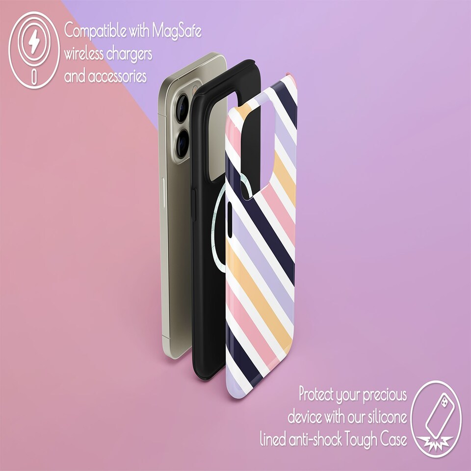 image 1 of Boss Stripe Multi | iPhone 11
Tough