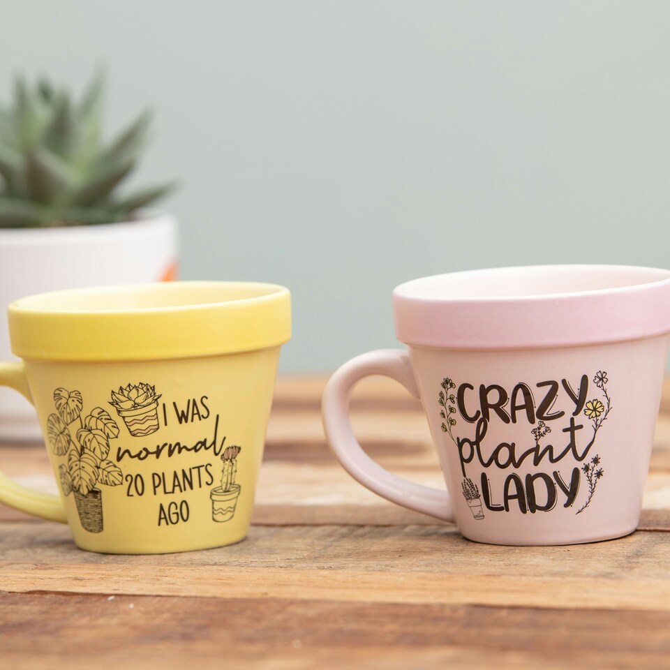image 1 of Plant-a-holic Mugs - Crazy Plant Lady