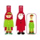 image 2 of Novelty Christmas Bottle Cover with Fun Topper