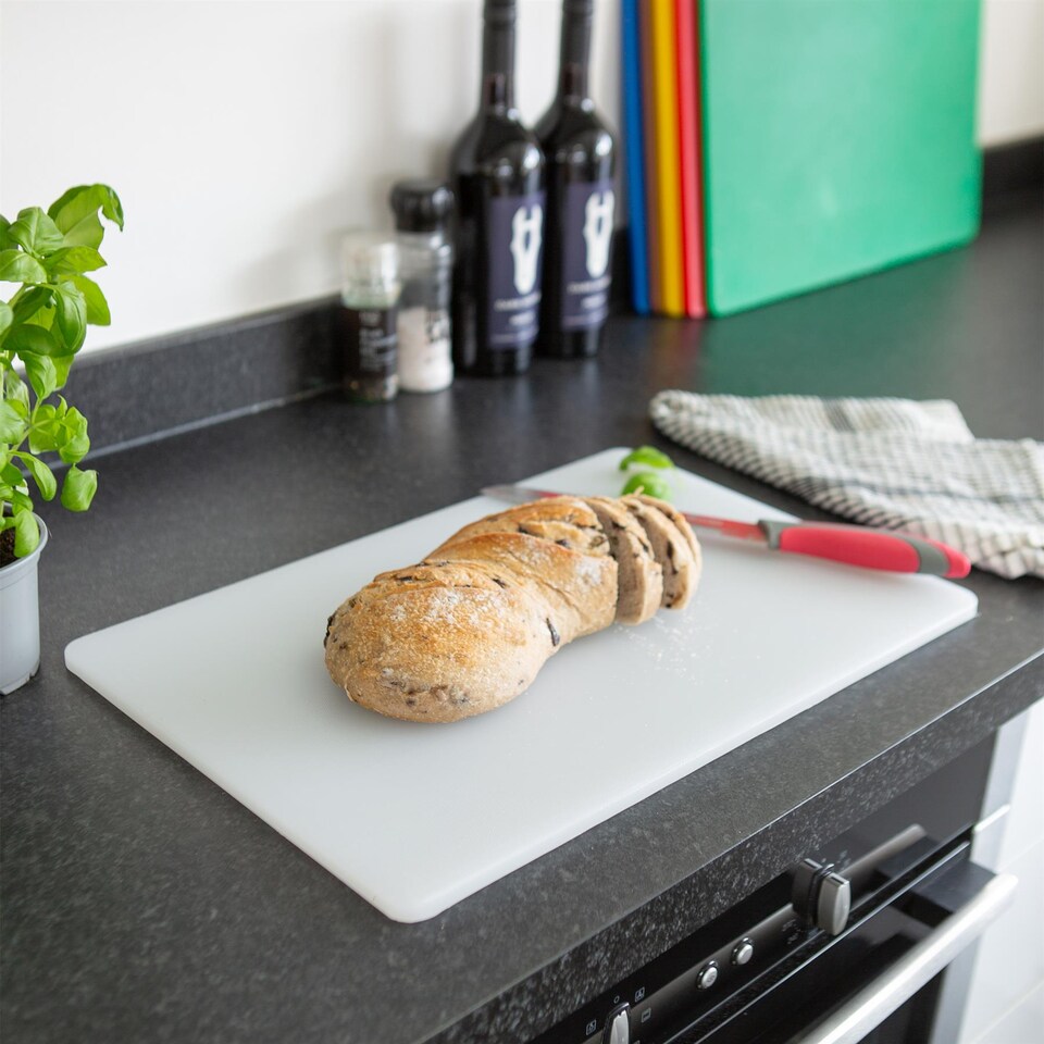 image 1 of Argon Tableware Plastic Chopping Board - 45cm x 30cm - White
