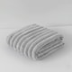 image 1 of Chunky Ribbed Mink Throw Ultra Soft Warm Elegant Blanket for Sofa Or Bed | Silver