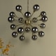 image 4 of Pagazzi Ornella 18-Light Antique Brass and Glass Pendant