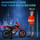 image 8 of HOMCOM 6V Kids Electric Motorbike Motorcycle Ride On for 3-6 Years Red