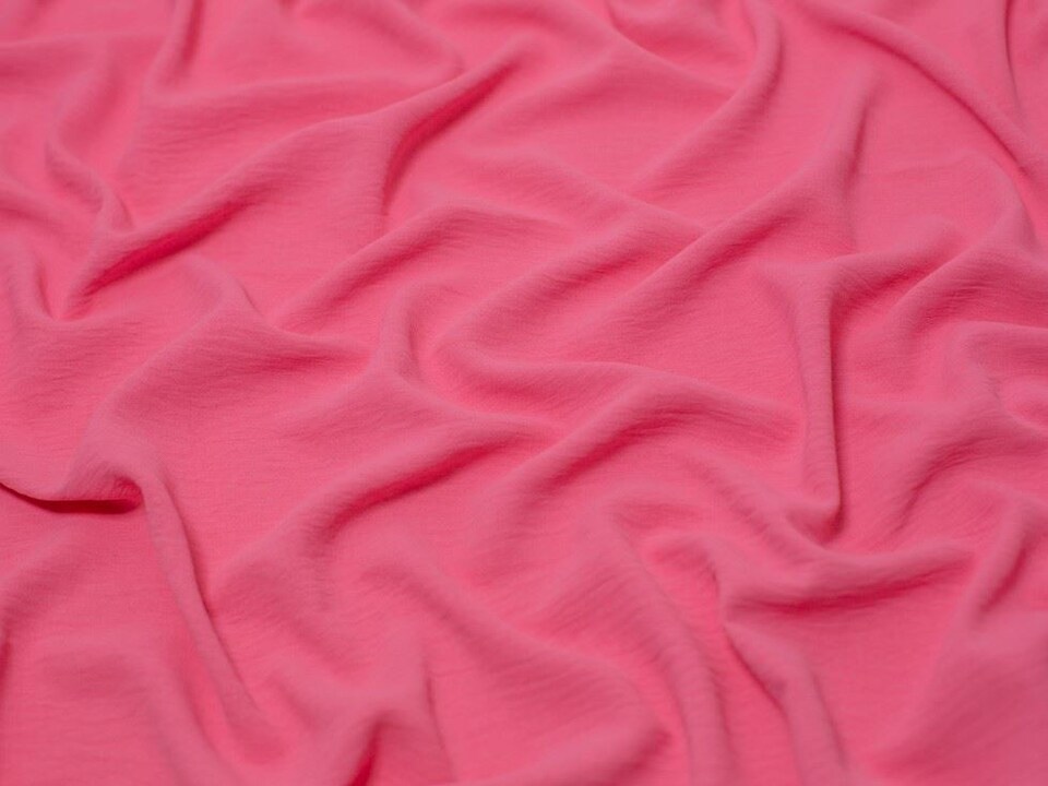 Minerva Core Range Pink Ocean Washed Stretch Woven Crepe Fabric for Dressmaking, 145cm / 57" Wide - per metre
