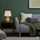 image 1 of ValueLights Contemporary Pineapple Design Table Lamp In Gold Effect Finish With White Shade And LED Golfball Bulb In Warm White White