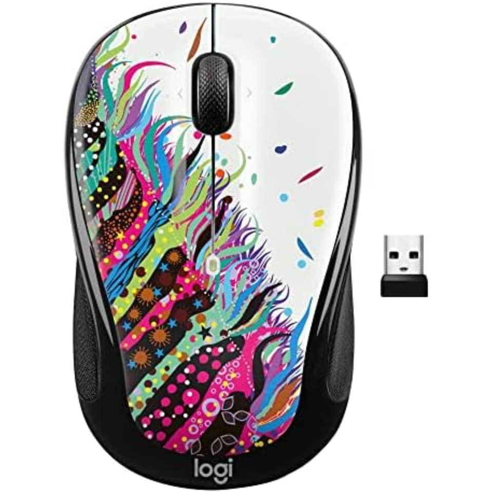 image 1 of Logitech Wireless Mouse M325 Celebration Black