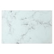 image 7 of Harbour Housewares Rectangle Glass Chopping Board - 50cm x 40cm - Marble | White | Marble