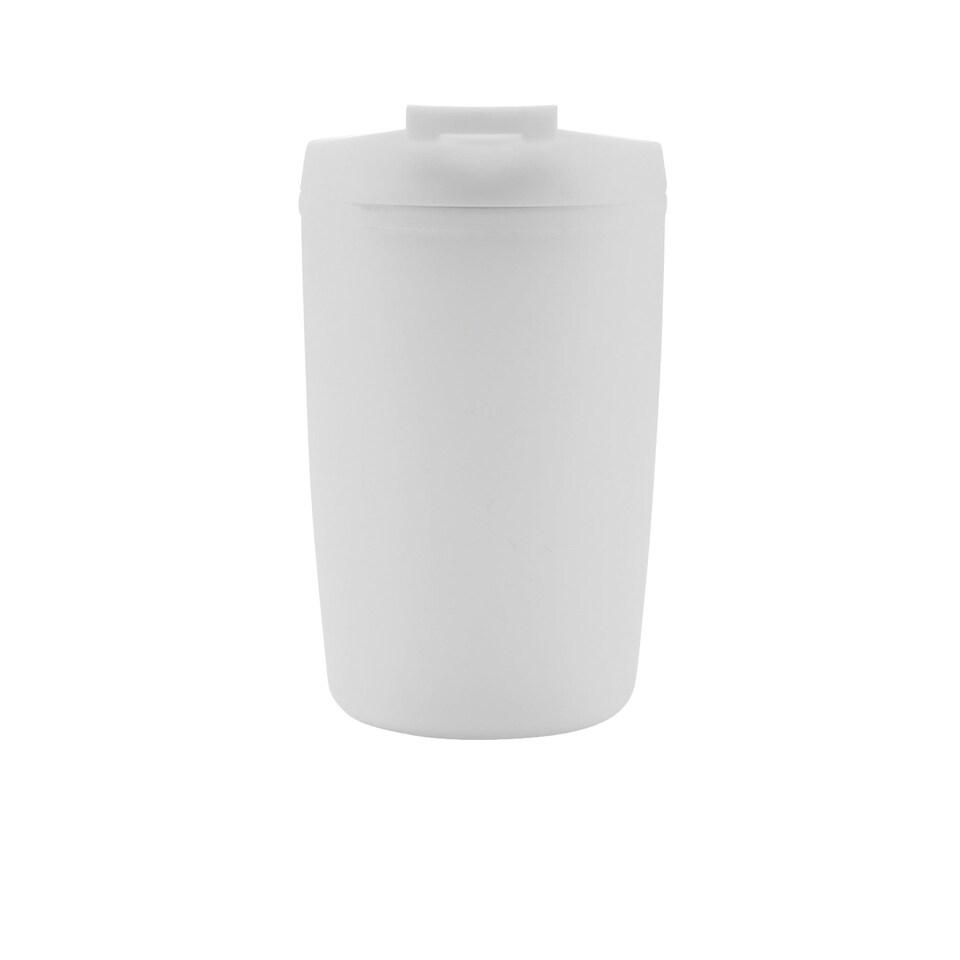 image 1 of XD Collection Flip Top Polypropylene Recycled 300ml Tumbler - White - One Size