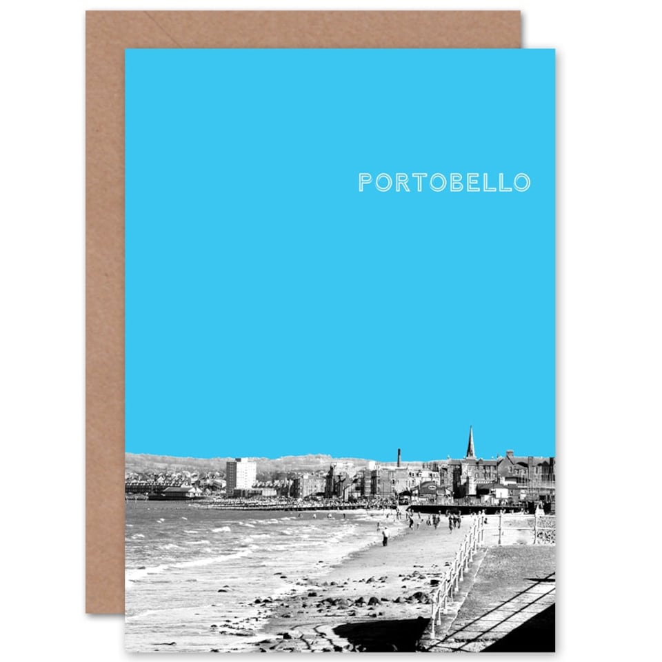 image 1 of Portobello Edinburgh Sky Scottish Scotland Card