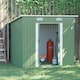 image 2 of Outsunny 7 x 4ft Outdoor Garden Storage Shed for Backyard - Light Green