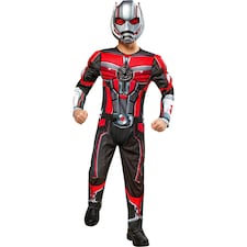 Ant-Man Childrens/Kids Deluxe Costume - Red/Black/Silver - 7-10 Years 7