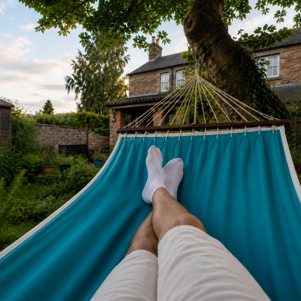 image 1 of American Dream Double Spreader Bar Hammock  Petrol