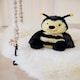 image 3 of Warmies Plush Bumble Bee Microwavable Weighted Teddy with French Lavender Scent, Hot or Cold for Cool Relaxation and Warm Relief