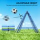 image 4 of HOMCOM Double-Sided Football Rebounder Net, Football Rebound Net Target Goal with Five Adjustable Angles, Blue
