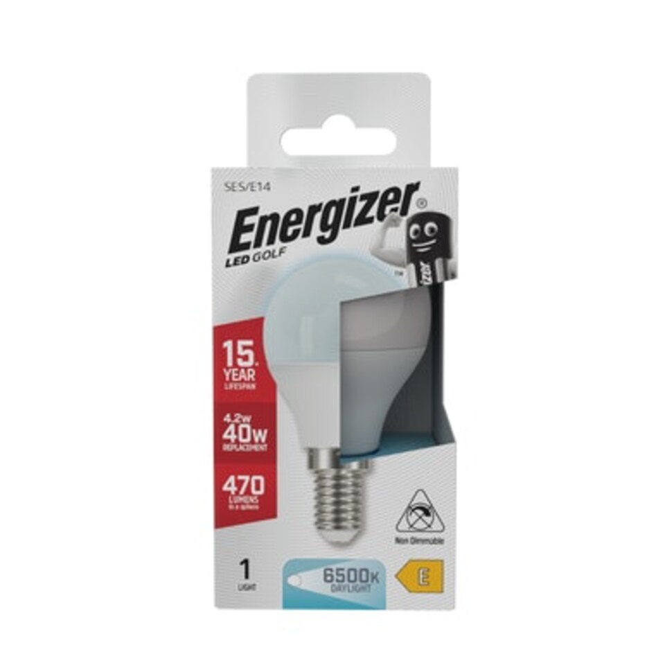 image 1 of Energizer LED Golf E14 470lm 4.2W 6500K (Daylight) - Pack of 1