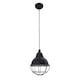image 1 of Claire 1 Light Dome Ceiling Pendant Black, E27