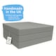 image 2 of House Of Home Adult-Length Fold-Out Z Bed Chair for Kids & Teens Silver